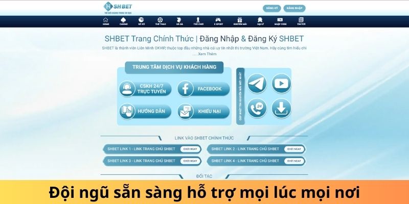 Đội ngũ sẵn sàng hỗ trợ mọi lúc mọi nơi